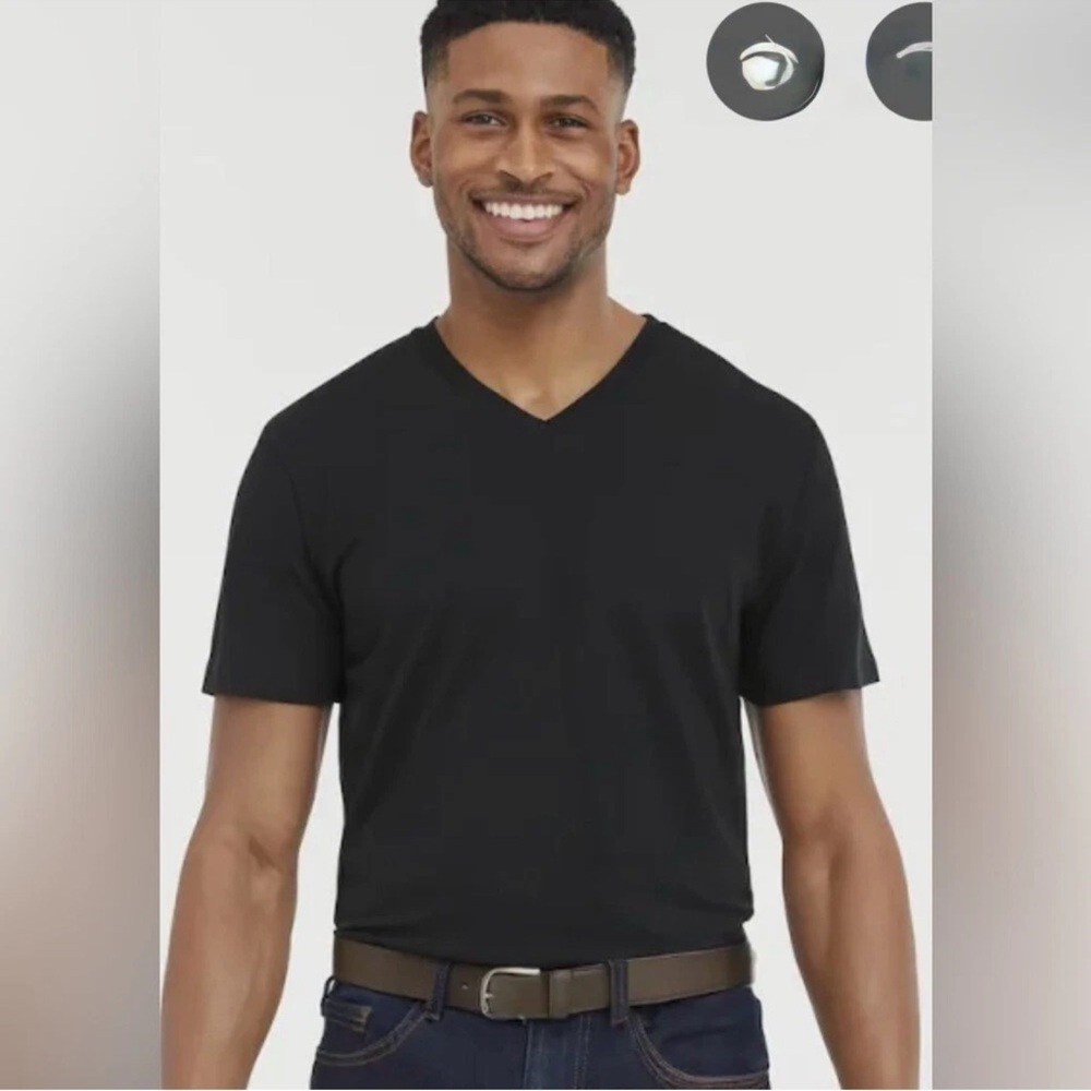 Murano V-Neck
Wardrobe Essentials Liquid Luxury Slim Fit T-Shirt Mens Size M